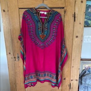 Santé Classics Pink and Multicolor Kaftan